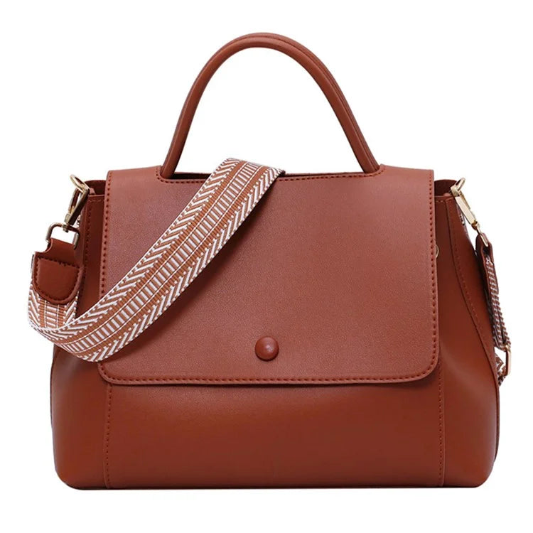 MM1926 Winter PU Leather Crossbody Bag Women's Satchel Shoulder Bag Large Handbag Tote Bag