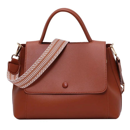 MM1926 Winter PU Leather Crossbody Bag Women's Satchel Shoulder Bag Large Handbag Tote Bag