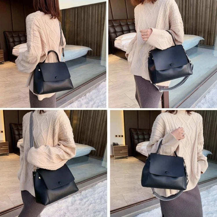 MM1926 Winter PU Leather Crossbody Bag Women's Satchel Shoulder Bag Large Handbag Tote Bag