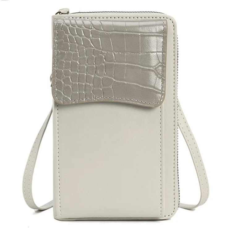 A3412 PU Leather Crossbody Shoulder Bag Women's Card Holder Storage Pouch Wallet Phone Bag