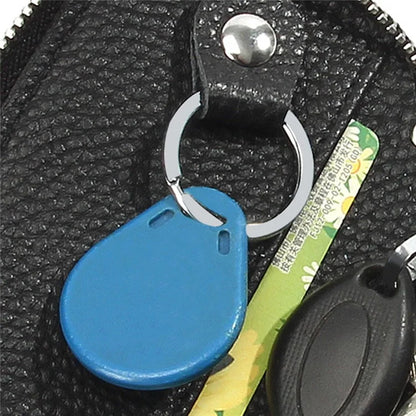 FQ519 Car Key Storage Bag Top Layer Cowhide Leather Keys Protective Case