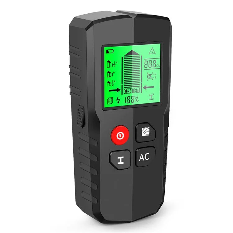 HW-QB5 5-in-1 Wall Detector with Digital Display Electronic Stud Finder Wall Scanner for Wood, Metal, AC