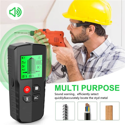 HW-QB5 5-in-1 Wall Detector with Digital Display Electronic Stud Finder Wall Scanner for Wood, Metal, AC