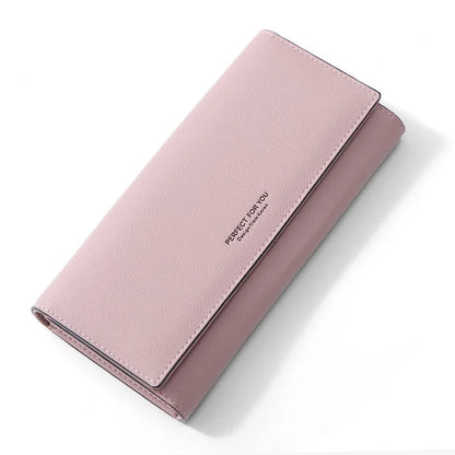 PERFECT FOR YOU G6933-001 Card Holder Long Purse PU Leather Women Wallet Cellphone Holder Clutch