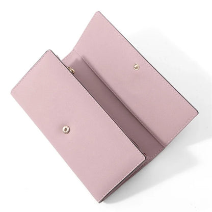 PERFECT FOR YOU G6933-001 Card Holder Long Purse PU Leather Women Wallet Cellphone Holder Clutch