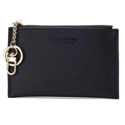 PERFECT FOR YOU 6313-006 PU Leather Women Small Wallet Card Holder Zipper Coin Purse