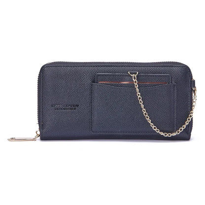 PERFECT FOR YOU 6306-002 Women Organ Long Purse PU Leather Cellphone Clutch with Separate Card Holder