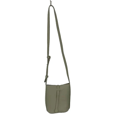 Stylish Casual PU Leather Women Crossbody Bag Phone Carrying Small Bucket Bag