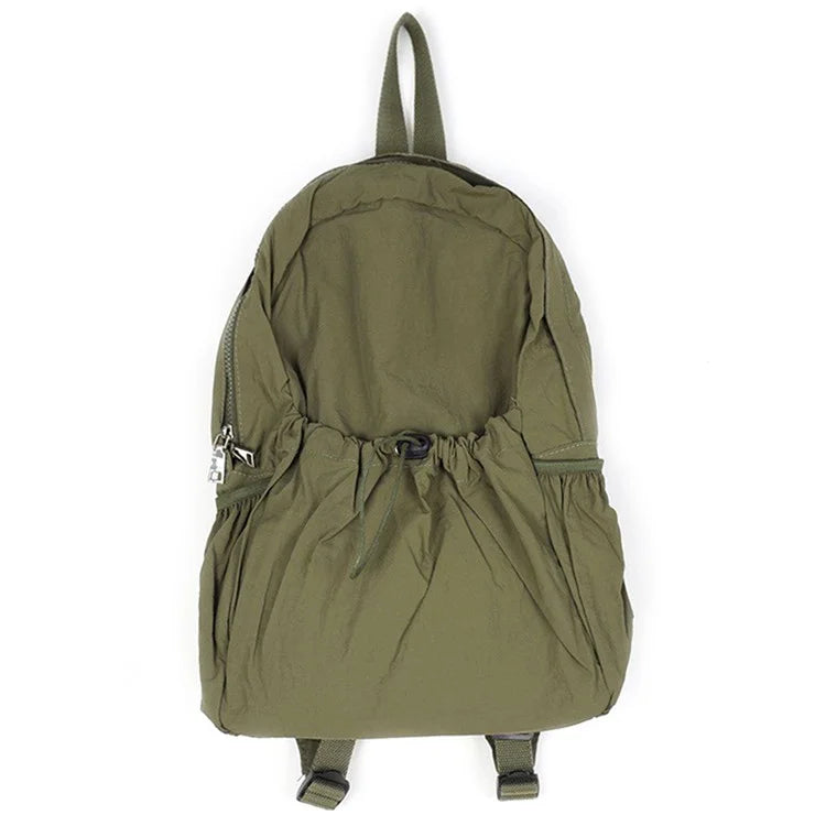 Lightweight Nylon Schoolbag Large Capacity Backpack Casual Travel Daypack