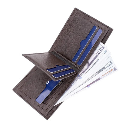 BAELLERRY D3031 Slim Design RFID Blocking Men's Wallet PU Leather Card Holder Billfold