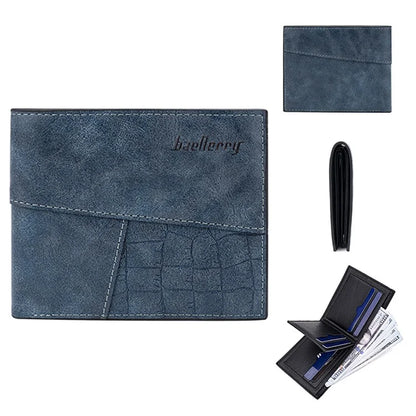 BAELLERRY D3031 Slim Design RFID Blocking Men's Wallet PU Leather Card Holder Billfold