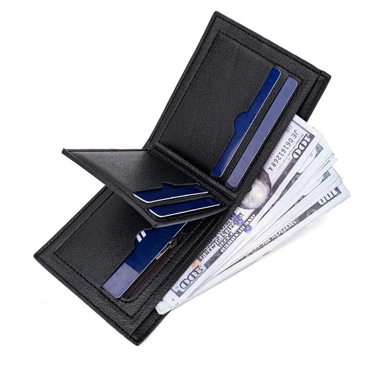BAELLERRY D3031 Slim Design RFID Blocking Men's Wallet PU Leather Card Holder Billfold