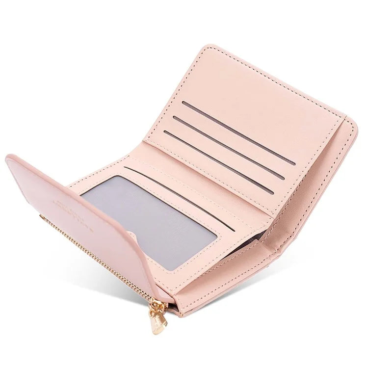 BAELLERRY N2404 Teen Girls Wallet PU Leather Card Storage Holder Pouch for Women