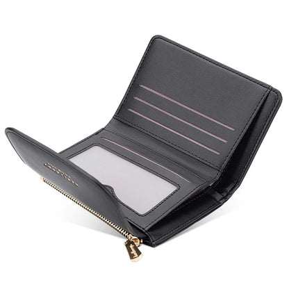BAELLERRY N2404 Teen Girls Wallet PU Leather Card Storage Holder Pouch for Women