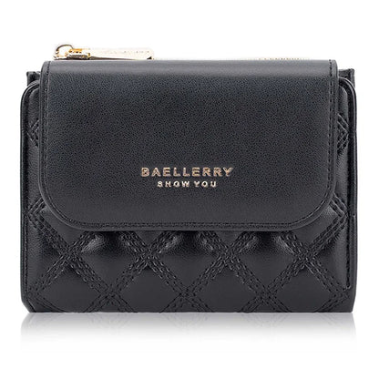BAELLERRY N2404 Teen Girls Wallet PU Leather Card Storage Holder Pouch for Women