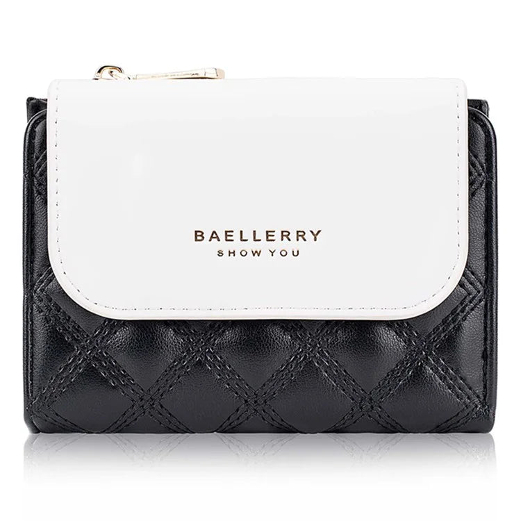 BAELLERRY N2404 Teen Girls Wallet PU Leather Card Storage Holder Pouch for Women