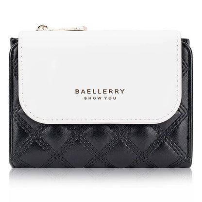 BAELLERRY N2404 Teen Girls Wallet PU Leather Card Storage Holder Pouch for Women
