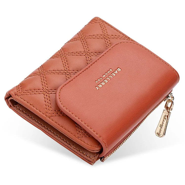 BAELLERRY N2404 Teen Girls Wallet PU Leather Card Storage Holder Pouch for Women