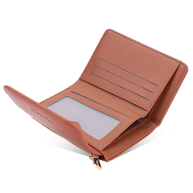 BAELLERRY N2404 Teen Girls Wallet PU Leather Card Storage Holder Pouch for Women