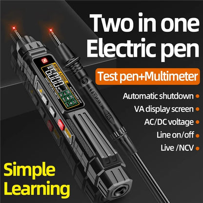 ANENG A3005D 6000 Counts Smart Digital Detector Pen Multimeter AC / DC Voltage NCV Voltmeter Tester Tool, High-end Version