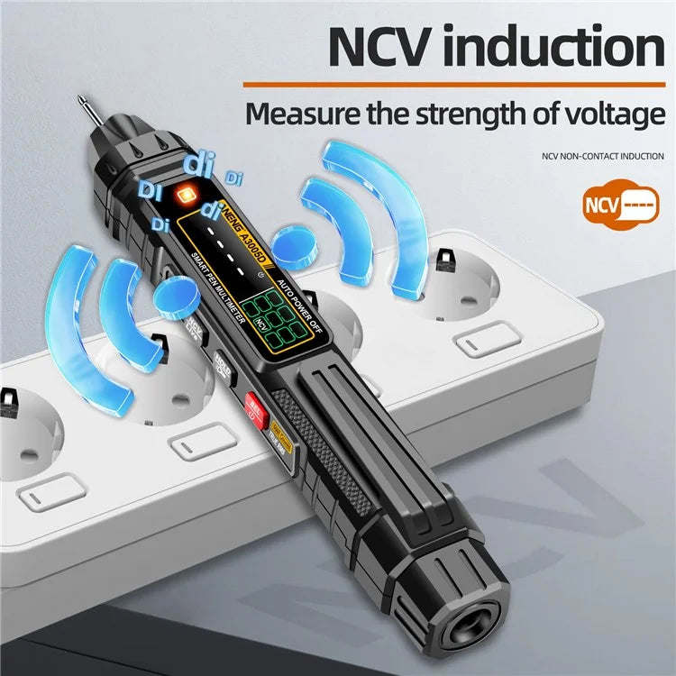 ANENG A3005D 6000 Counts Smart Digital Detector Pen Multimeter AC / DC Voltage NCV Voltmeter Tester Tool, High-end Version