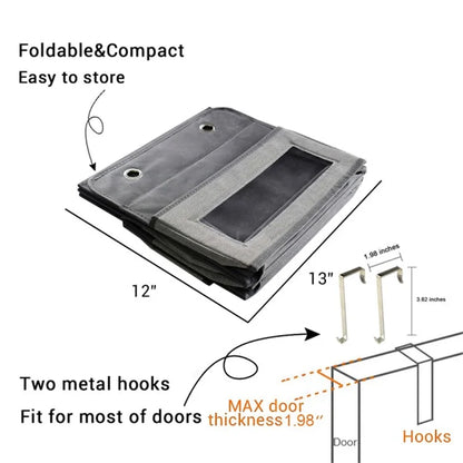 Non-woven Fabric 4 Layer Storage Bag Home Wardrobe Door Back Hanging Organizer