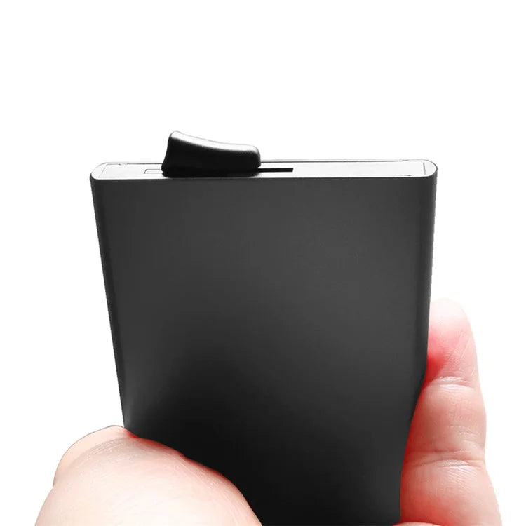 TDL006 Easy Pop-Up Card Bag RFID Blocking ID Card Case Aluminum Alloy Credit Card Holder