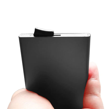 TDL006 Easy Pop-Up Card Bag RFID Blocking ID Card Case Aluminum Alloy Credit Card Holder