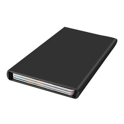 TDL006 Easy Pop-Up Card Bag RFID Blocking ID Card Case Aluminum Alloy Credit Card Holder