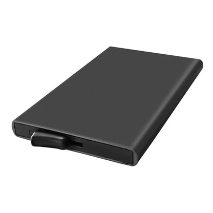 TDL006 Easy Pop-Up Card Bag RFID Blocking ID Card Case Aluminum Alloy Credit Card Holder