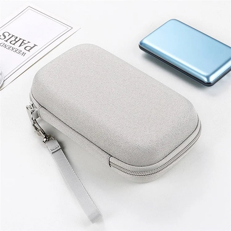 Data Cable Organizer Digital Accessories Storage Bag with Lanyard, Size L