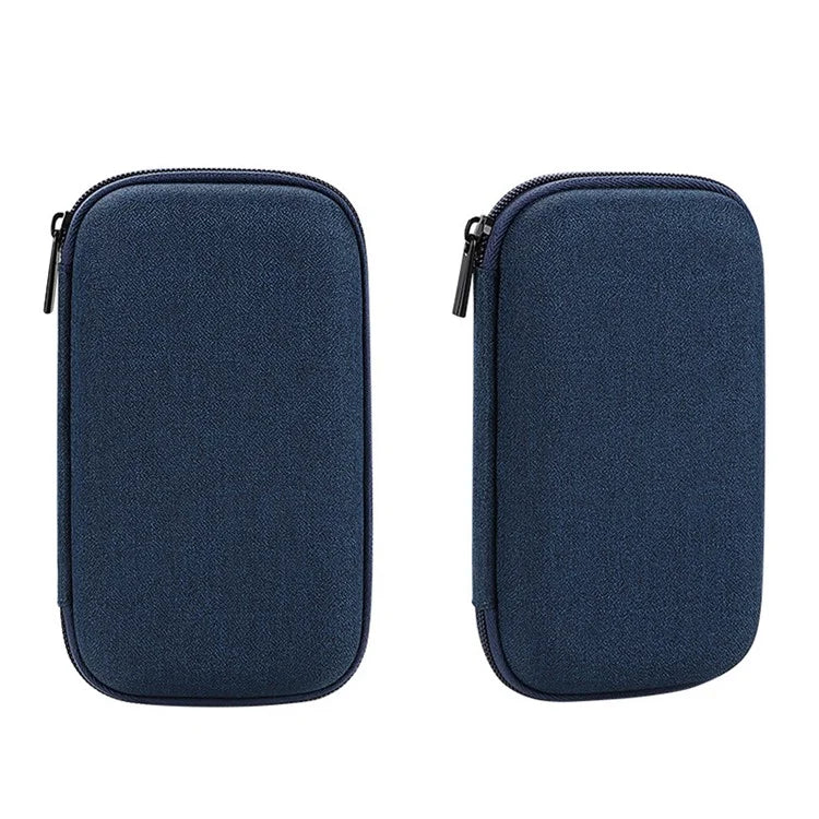 Data Cable Organizer Digital Accessories Storage Bag with Lanyard, Size L