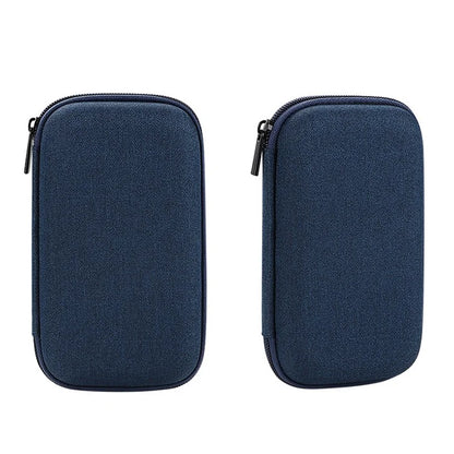 Data Cable Organizer Digital Accessories Storage Bag with Lanyard, Size L