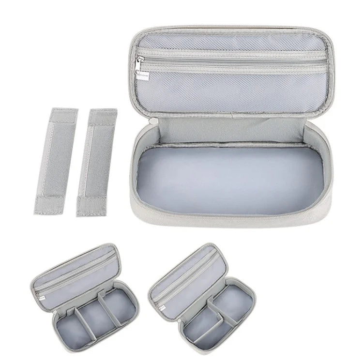 Digital Accessories Storage Bag for U Disk Power Bank Data Cable, Size L
