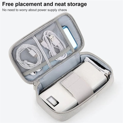 Travel U Disk Data Cable Organizer Digital Accessories Storage Bag, Size M