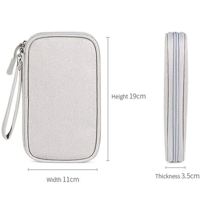 Travel Cable Organizer Waterproof Portable Digital Storage Bag, Size S