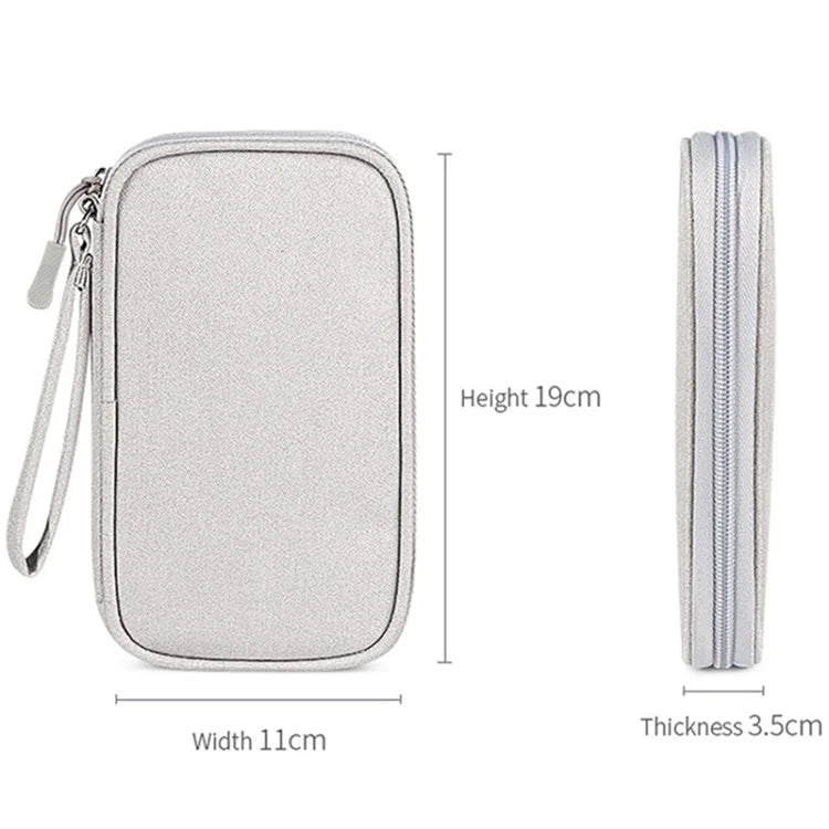 Travel Cable Organizer Waterproof Portable Digital Storage Bag, Size S