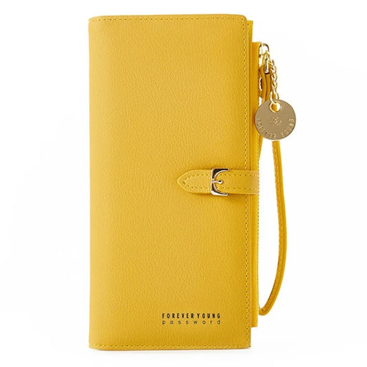 FOREVER YOUNG PL821-4-1 Stylish Women Long Wallet PU Leather Clutch Bag