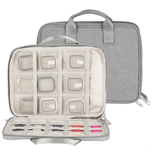 Watch Band Storage Case Holder Dual Layer Watch Band Organizer Bag Carrying Case