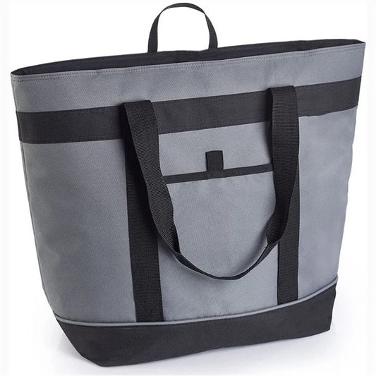 Large Capacity Insulated Lunch Tote Bag Picnic Single Shoulder Cooler Bag