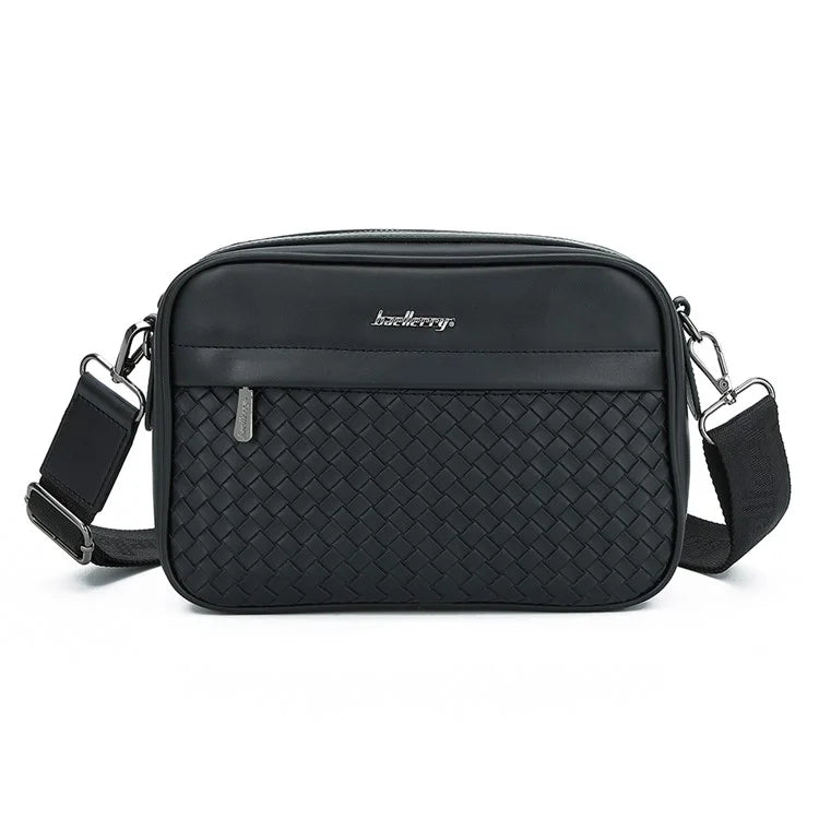 BAELLERRY N8914 Men's Crossbody Bag Briefcase PU Leather Messenger Shoulder Bag