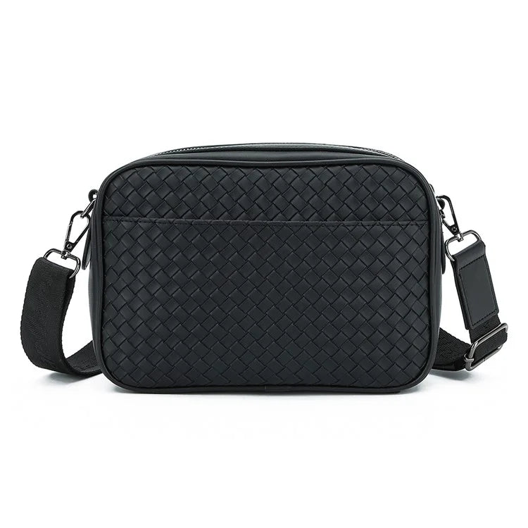 BAELLERRY N8914 Men's Crossbody Bag Briefcase PU Leather Messenger Shoulder Bag