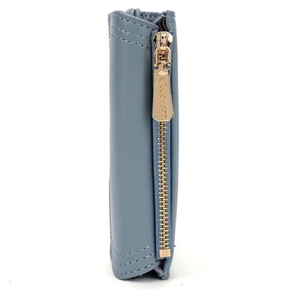 BAELLERRY N8326 Splicing Color Teen Girls Wallet PU Leather Card Storage Holder Pouch