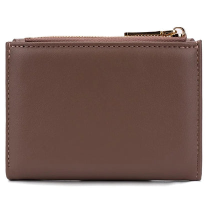 BAELLERRY N8326 Splicing Color Teen Girls Wallet PU Leather Card Storage Holder Pouch