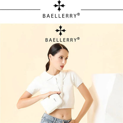 BAELLERRY N8916 Women's PU Leather Chest Bag Crossbody Bag Phone Pouch Purse