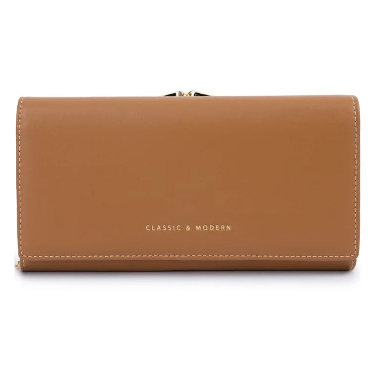 TAILIAN T8703-001 Women's Wallet PU Leather Girls Clutch Bag with Magnetic Buckle