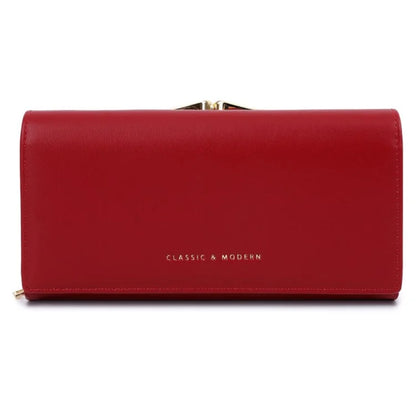 TAILIAN T8703-001 Women's Wallet PU Leather Girls Clutch Bag with Magnetic Buckle
