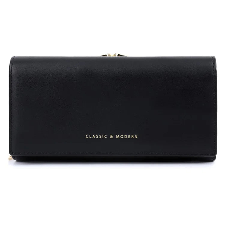 TAILIAN T8703-001 Women's Wallet PU Leather Girls Clutch Bag with Magnetic Buckle