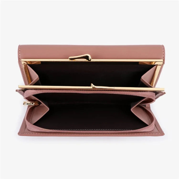 TAILIAN T8703-001 Women's Wallet PU Leather Girls Clutch Bag with Magnetic Buckle
