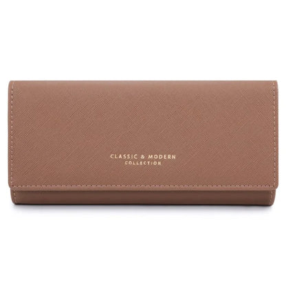 TAILIAN T5540-001 Women's Wallet Cross Texture PU Leather Coin Purse Bag
